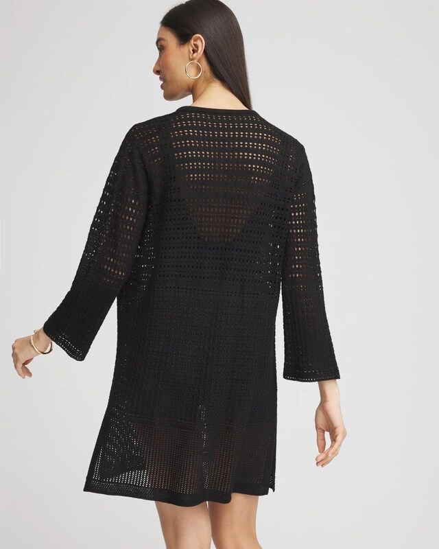 Chico's Tie-Front Beach Swimsuit Cover-Up - image 3